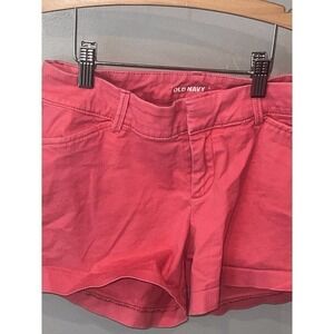 Old Navy Pixie Shorts Womens 0 Regular Chino Twill Lady Guav‎ Pink Pockets